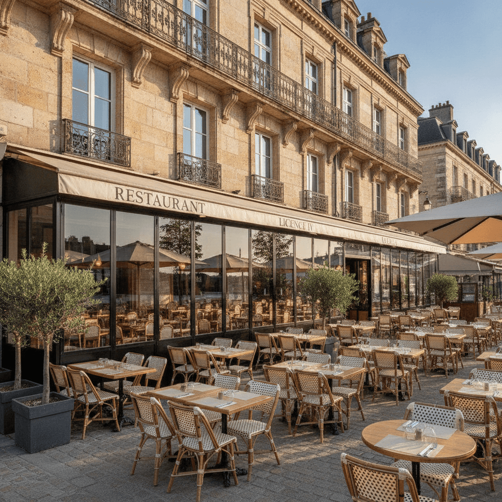 Restaurant 300m² à Rennes : terrasse - licence IV - Image 1