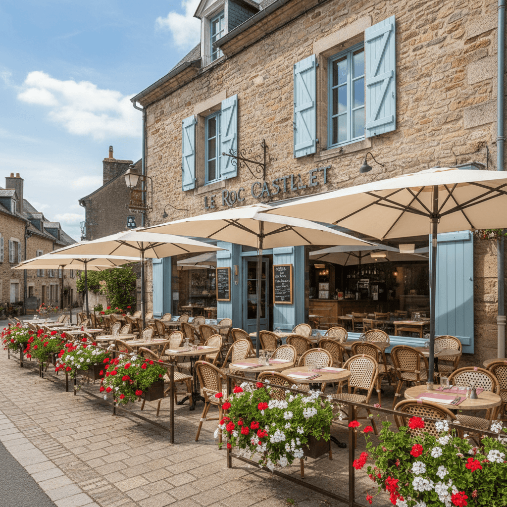 Restaurant 220m² à Les Eyzies : terrasse - licence IV - Image 1