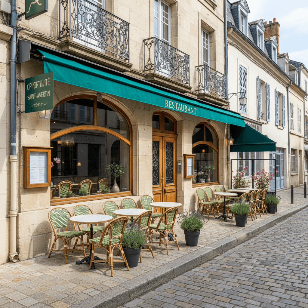 Restaurant 100m² à Saint-Avertin : terrasse - licence IV - Image 1