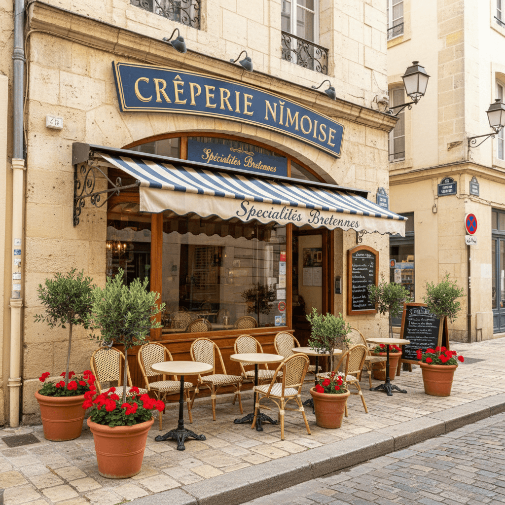 Restaurant à Nîmes : terrasse