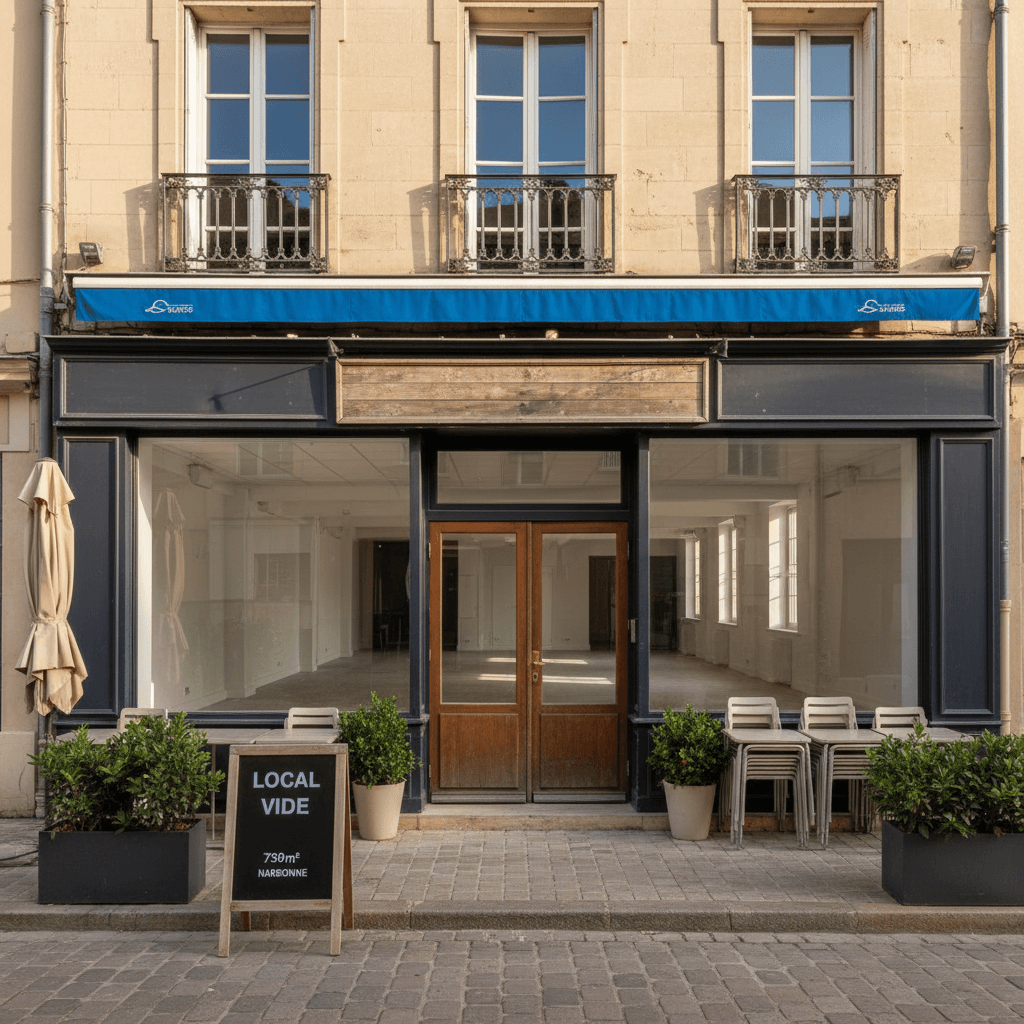 Local vide 739m² à Narbonne : extraction