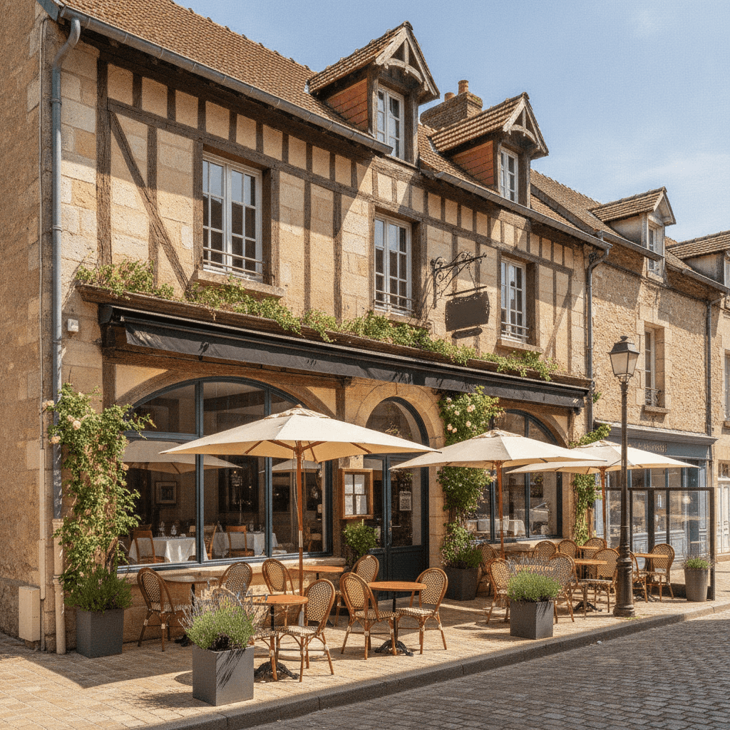Restaurant 370m² à Moutiers-Les-Mauxfaits : terrasse - licence IV