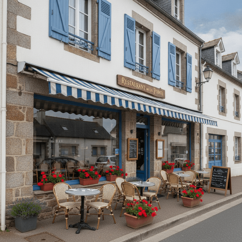 Restaurant 85m² à Douarnenez : terrasse - extraction - Image 1