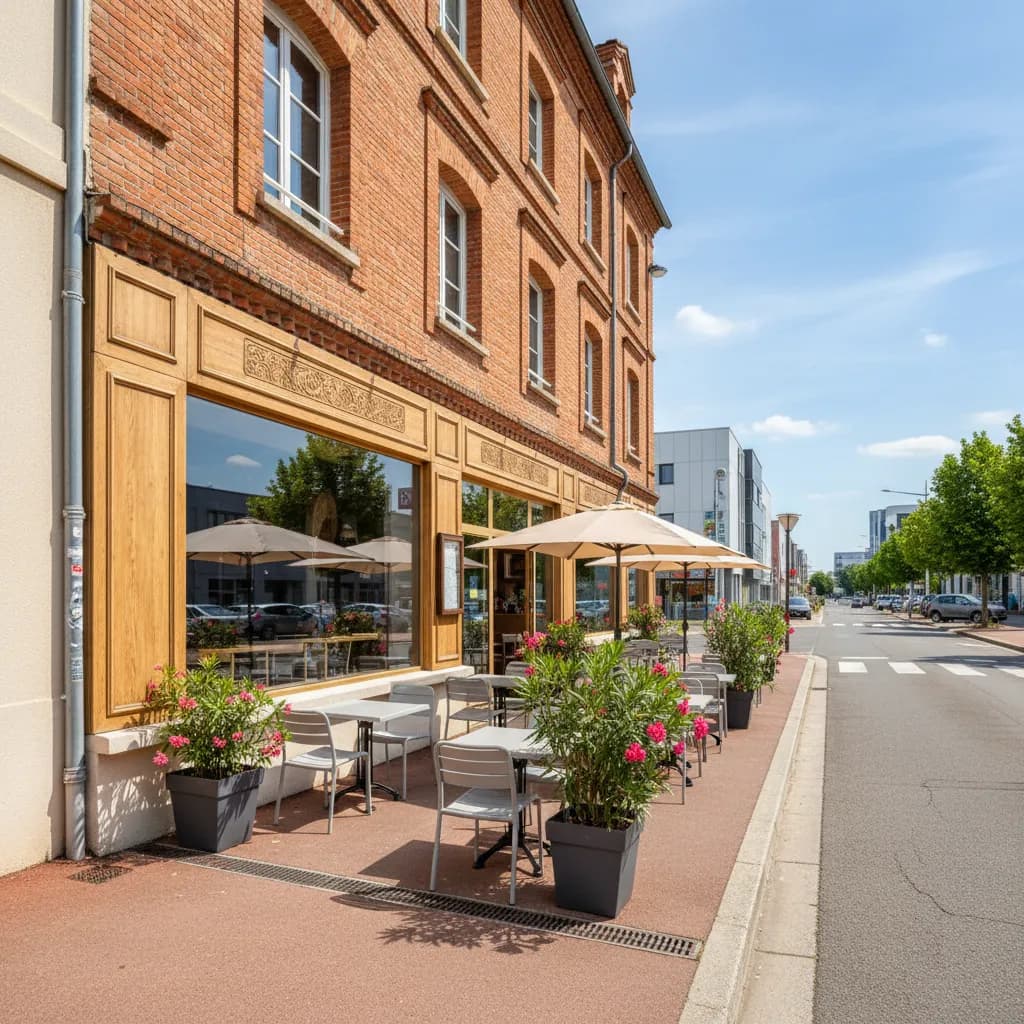 Restaurant 450m² à Toulouse : terrasse - licence IV - Image 1