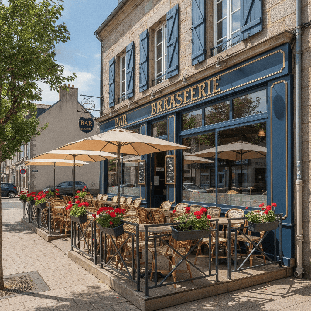 Bar-brasserie à Lorient : terrasse - licence IV - Image 1