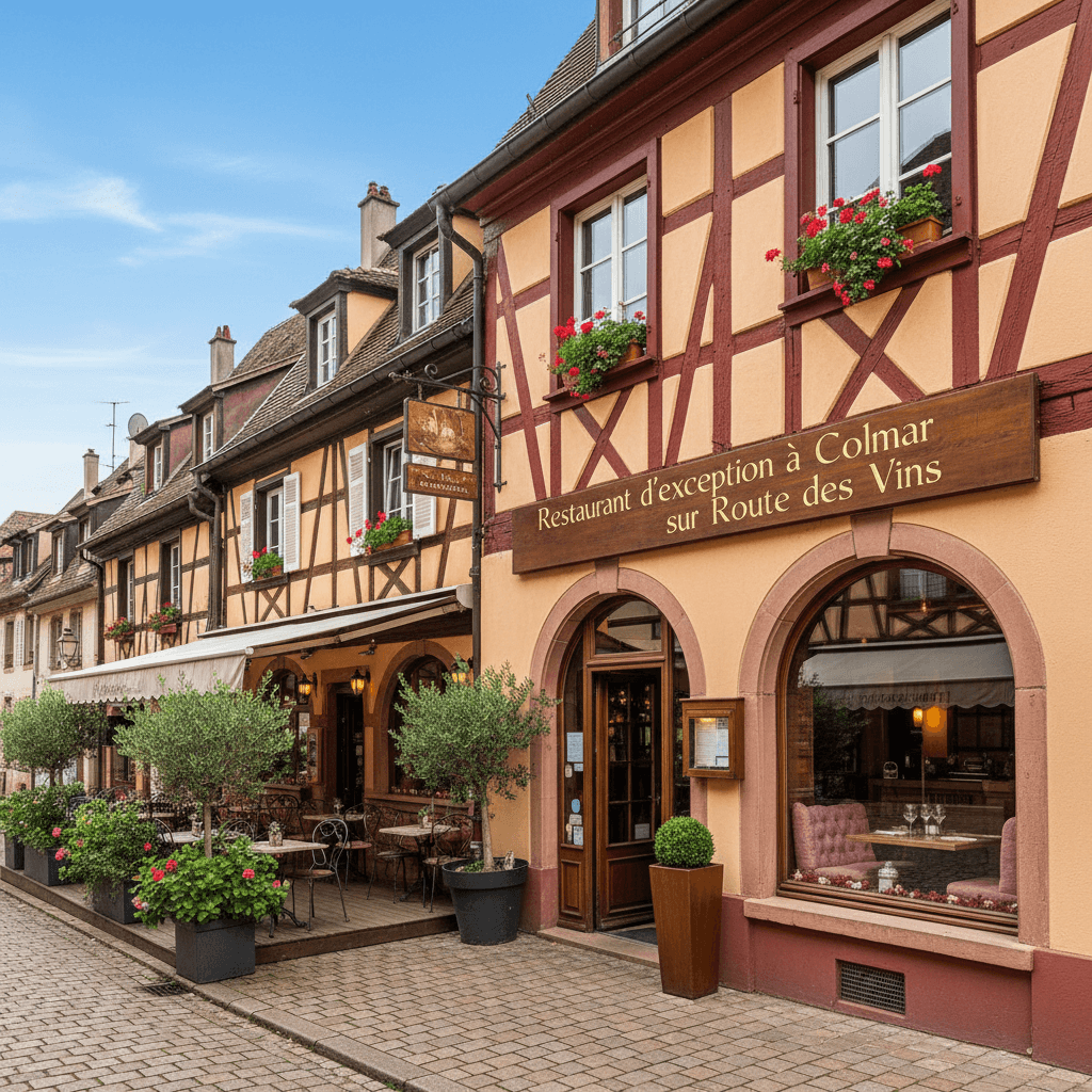 Restaurant à Colmar : terrasse - licence IV - Image 1