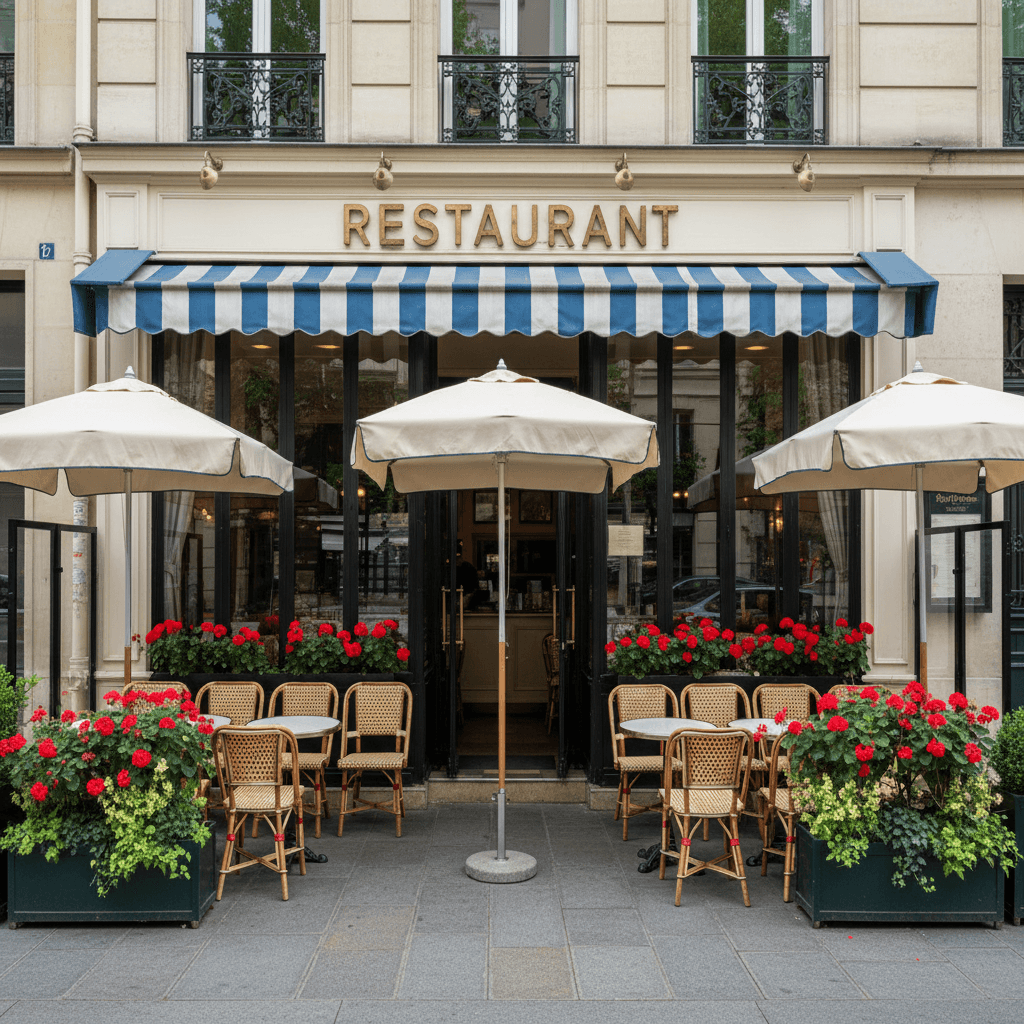 Restaurant 55 couverts à Paris : terrasse - licence IV