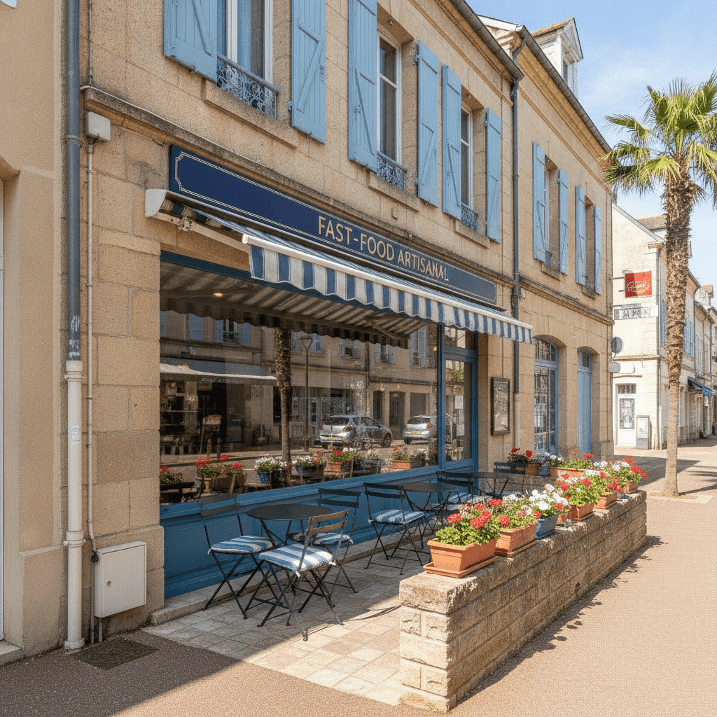 Fast-food 51m² à Les Sables-D'Olonne : terrasse - licence IV