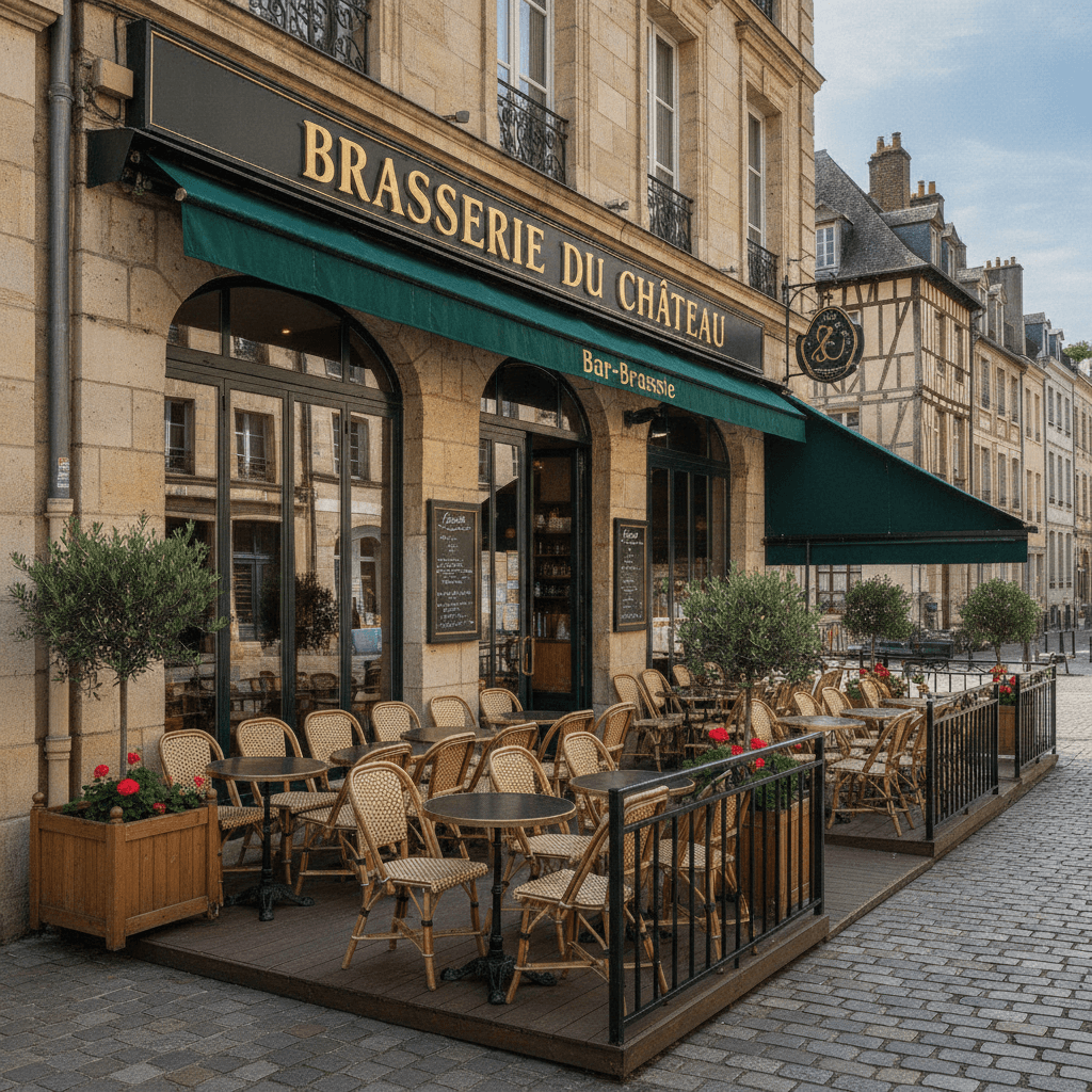 Bar-brasserie 70m² à Tours : terrasse - licence IV