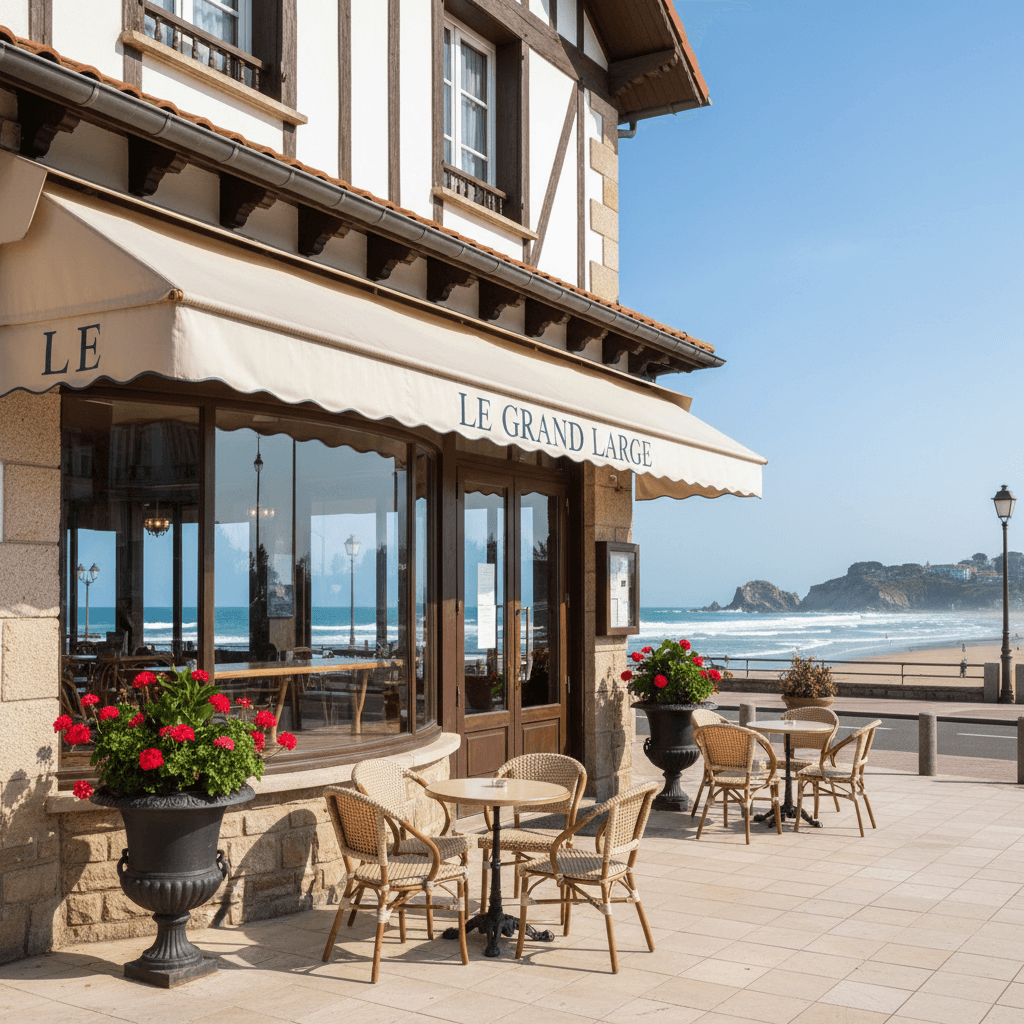 Restaurant 350m² à Biarritz : terrasse - licence IV - Image 1