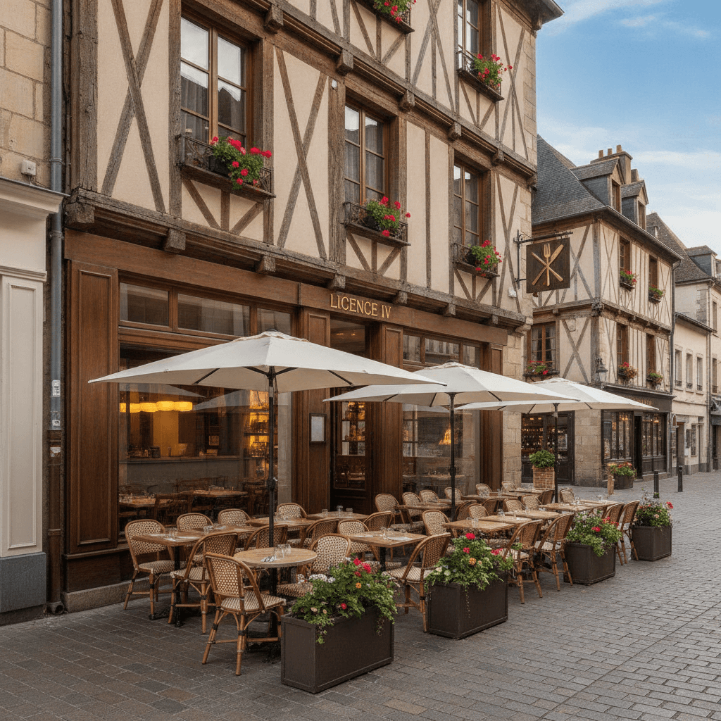 Restaurant à Rouen : terrasse - licence IV - Image 1
