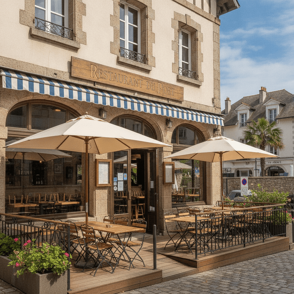 Restaurant 100m² à Biarritz : terrasse - extraction - Image 1