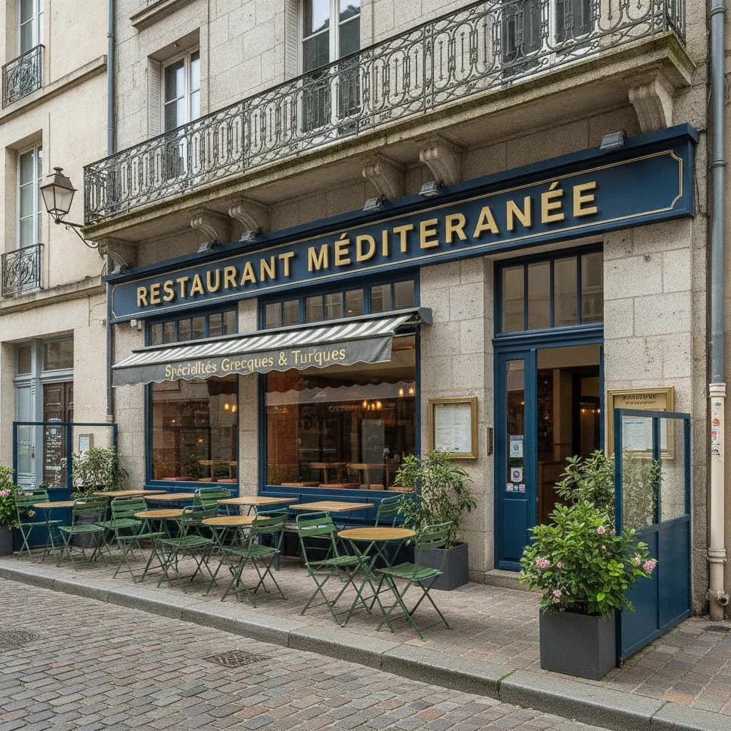 Restaurant 250m² à Nantes : terrasse - extraction - Image 1