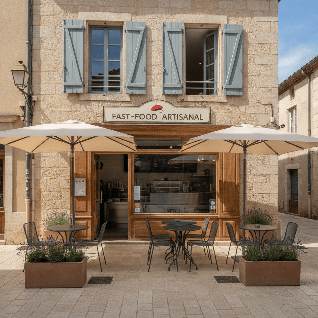 Fast-food 60m² à Vaucluse : terrasse - cuisine équipée