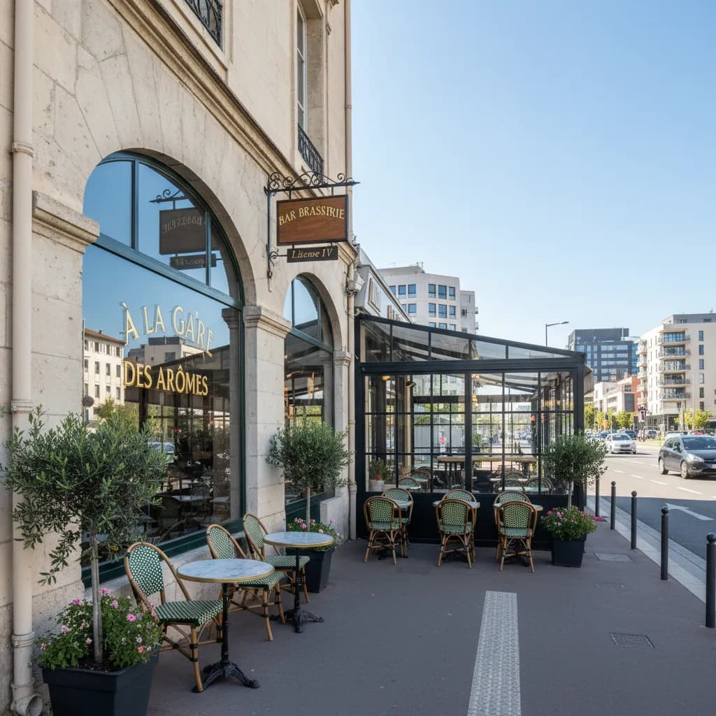Bar-brasserie 160m² à Montpellier : terrasse - licence IV - Image 1