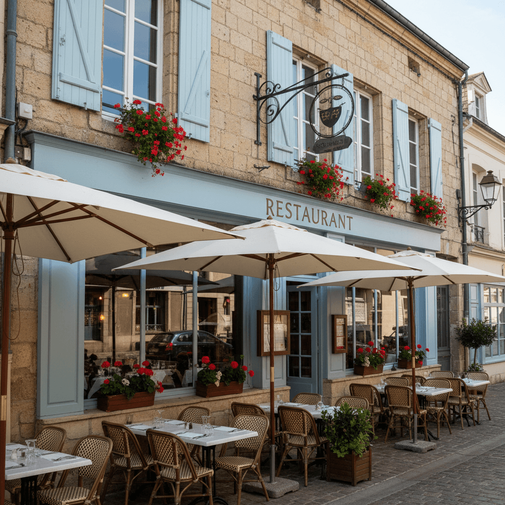 Restaurant à La Châtre : terrasse - licence IV - Image 1