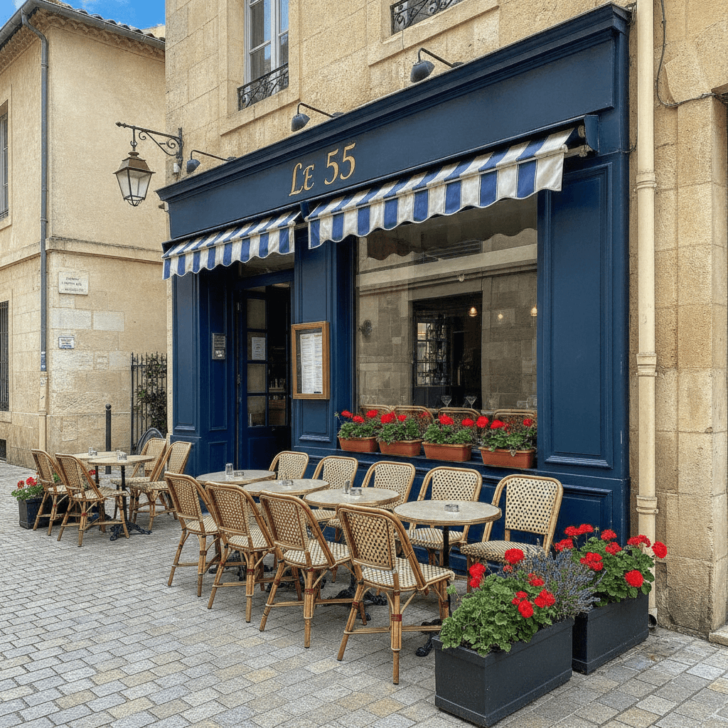 Restaurant 55m² à Montpellier : terrasse - licence IV