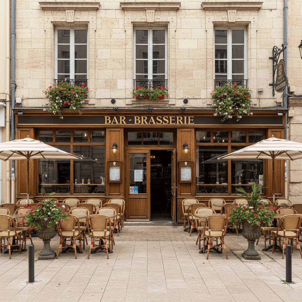 Bar-brasserie 206m² à Montélimar : terrasse - licence IV - Image 1