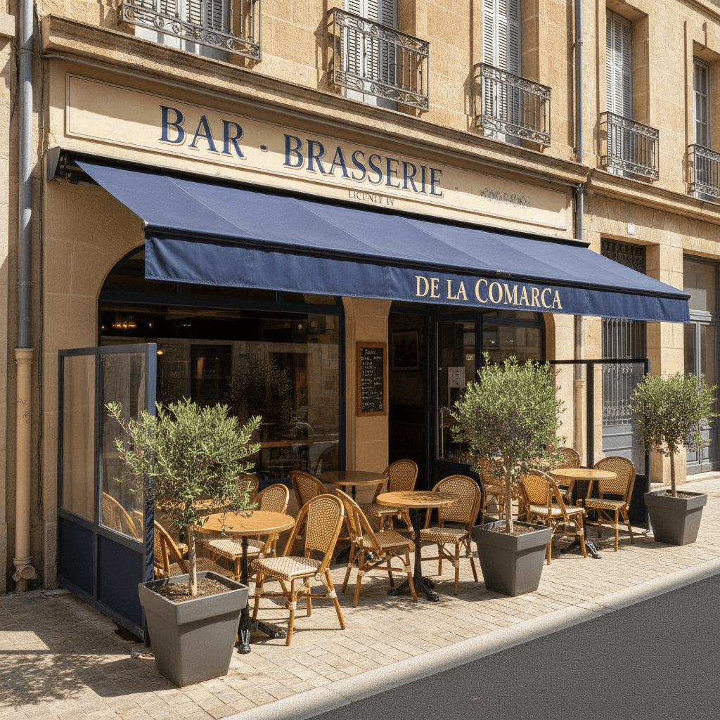 Bar-brasserie à Perpignan : terrasse - licence IV - Image 1