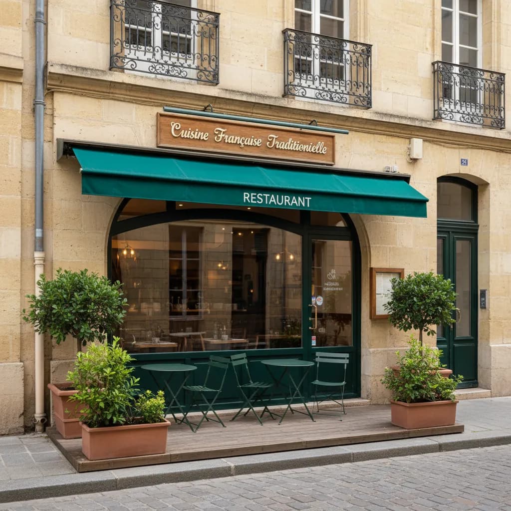 Restaurant 198m² à Bordeaux : extraction - cuisine équipée - Image 1