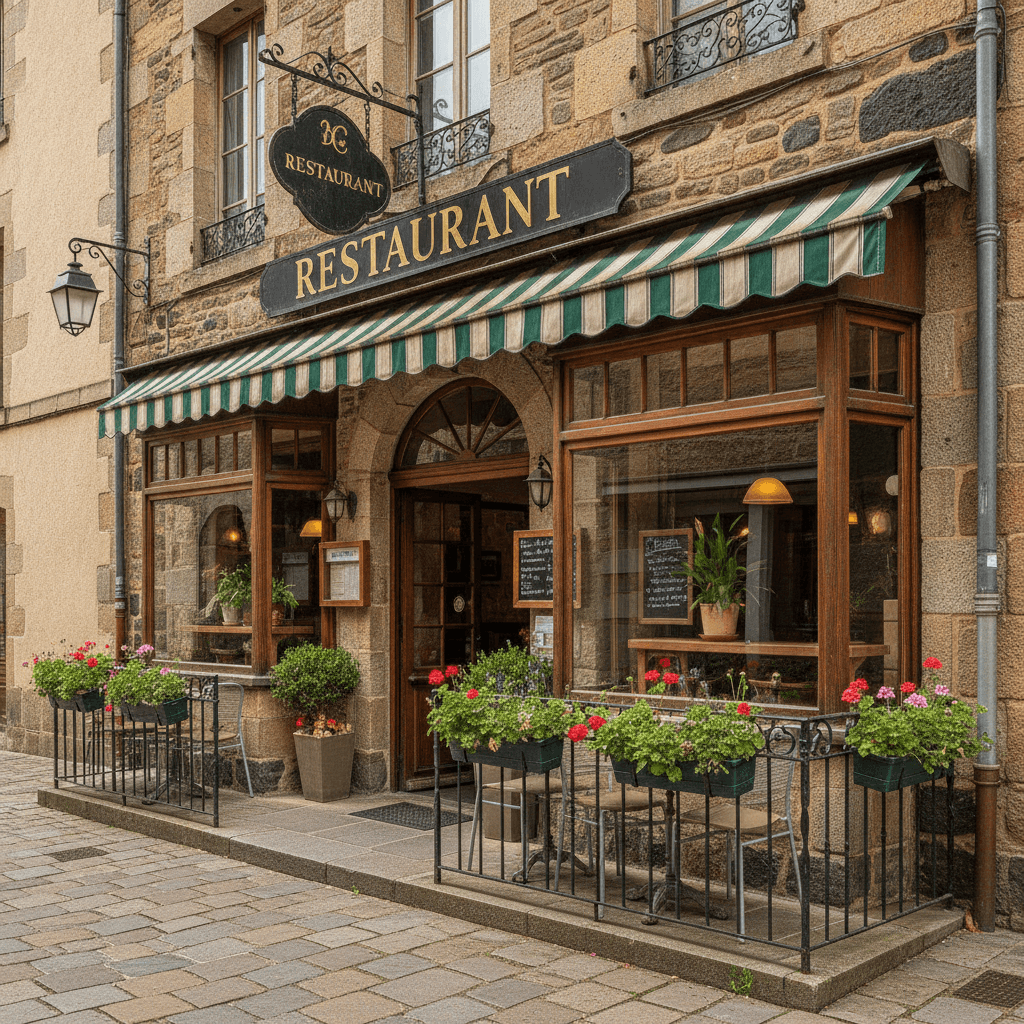 Restaurant 272m² à Clermont-Ferrand : terrasse - licence IV