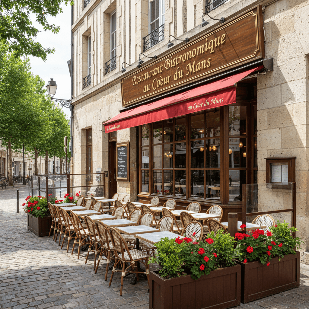 Restaurant à Le Mans : terrasse - licence IV - Image 1