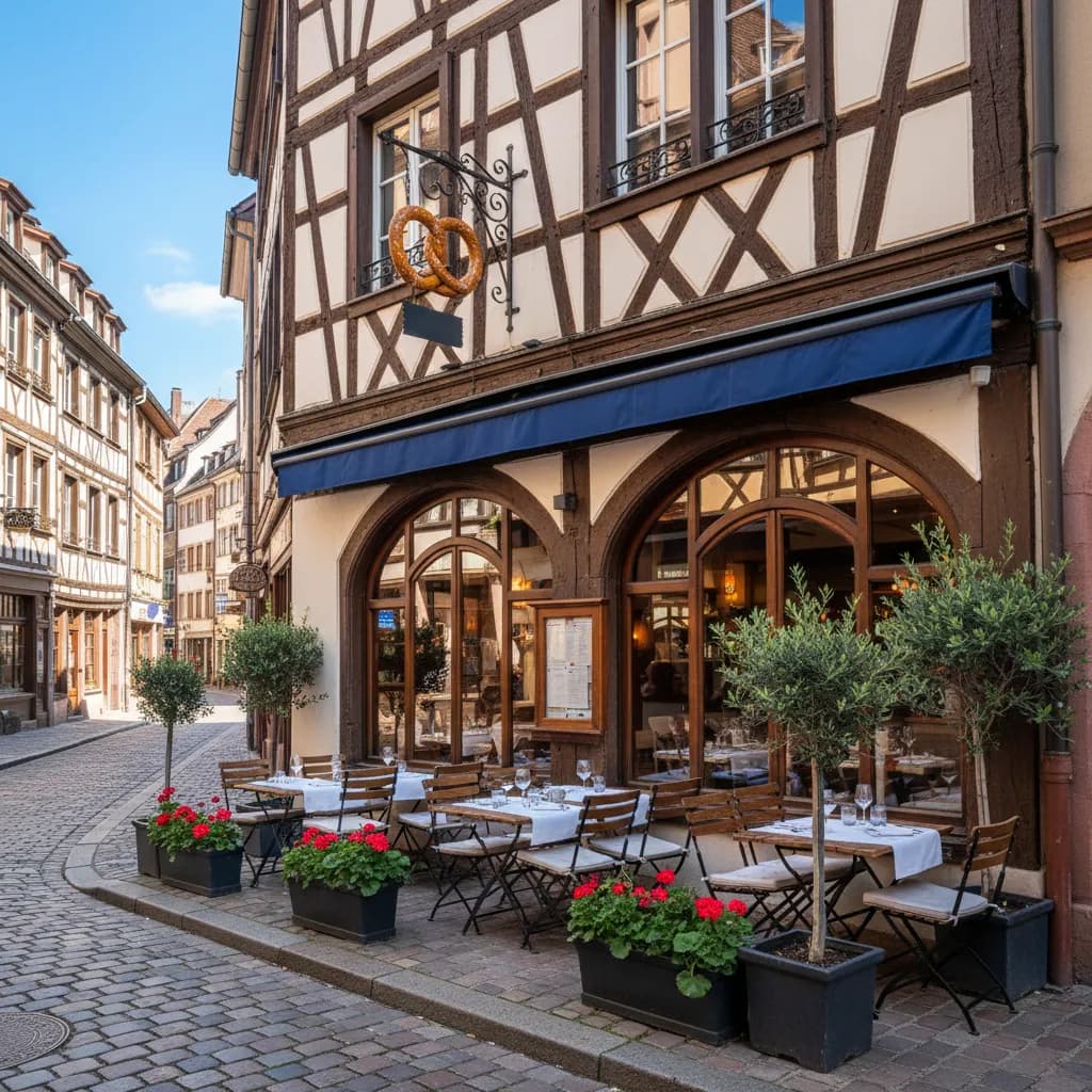 Restaurant à Strasbourg : terrasse - licence IV - Image 1