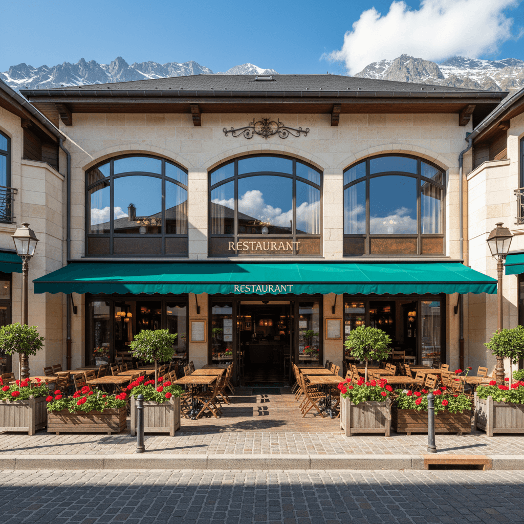 Restaurant 500m² à Montagnole : terrasse - licence IV - Image 1