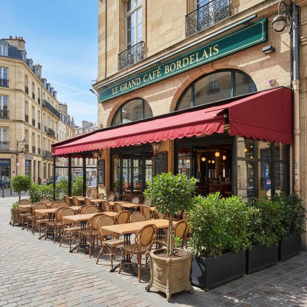 Bar-brasserie 262m² à Bordeaux : terrasse - licence IV - Image 1