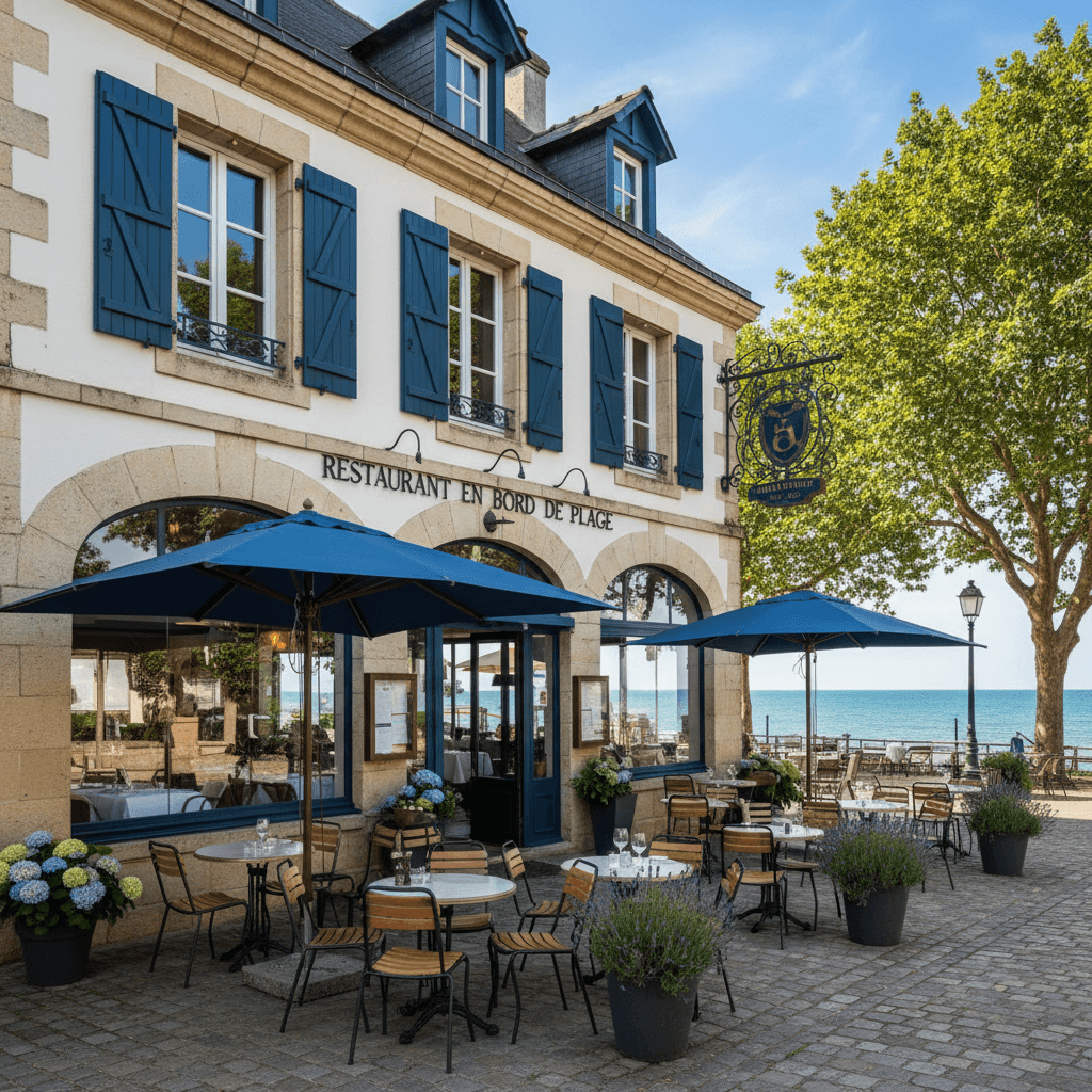 Restaurant 350m² à La Forêt-Fouesnant : terrasse - licence IV - Image 1