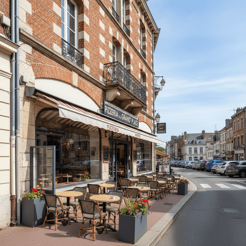 Restaurant 115m² à Arras : terrasse - licence IV - Image 1