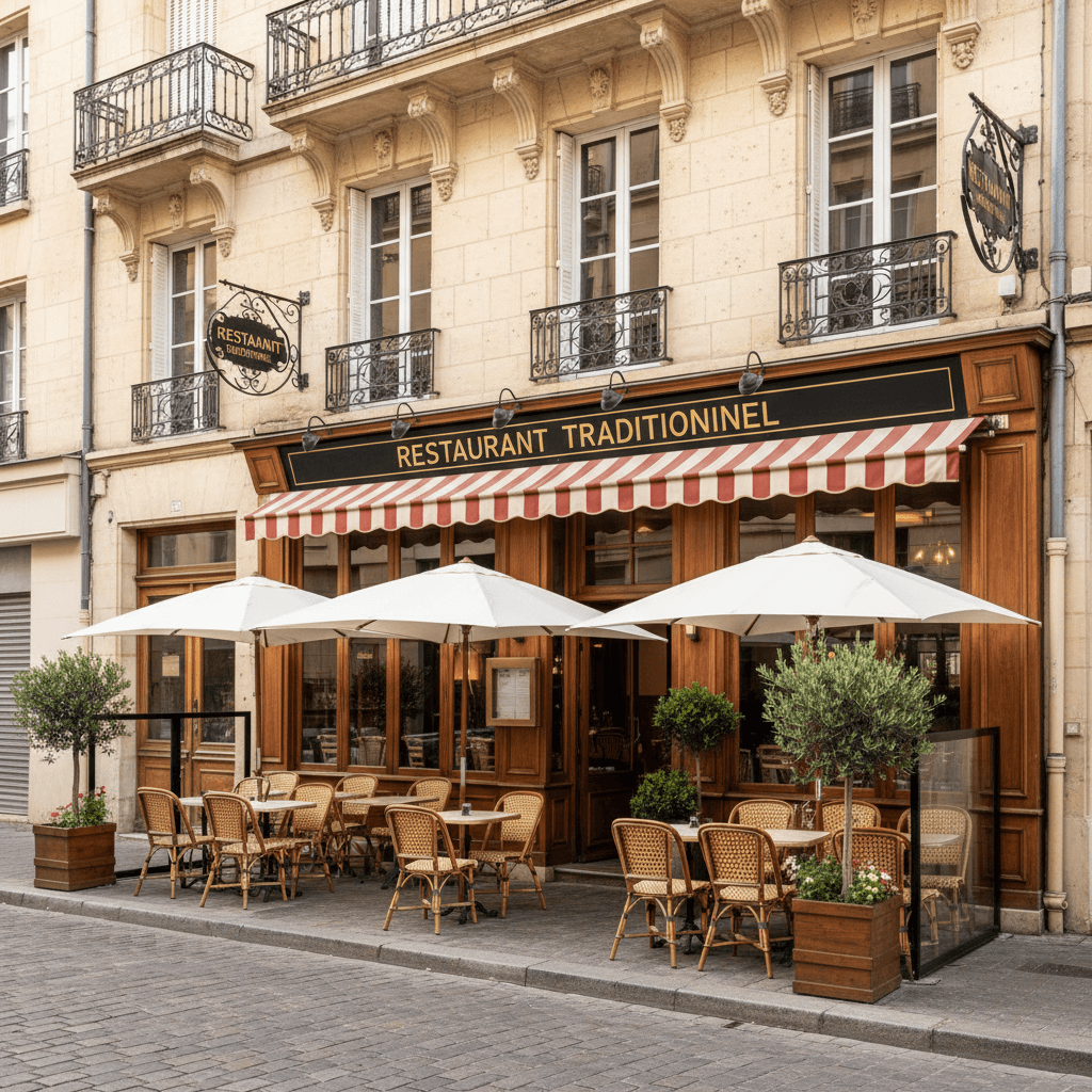 Restaurant 40m² à Saint-Priest : terrasse - extraction - Image 1