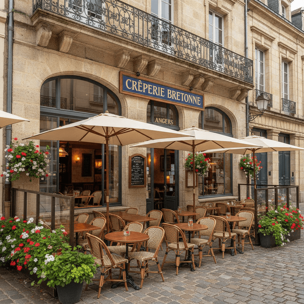 Restaurant à Angers : terrasse - Image 1