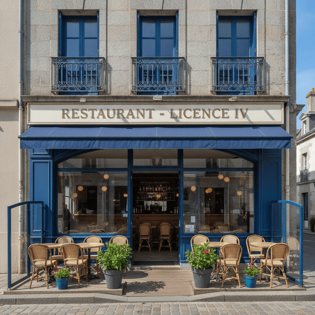 Restaurant : terrasse - licence IV - Image 1