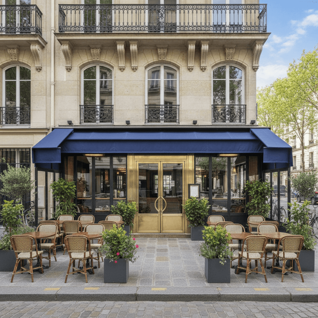 Restaurant 230m² à Paris : terrasse - licence IV en liquidation judiciaire - Image 1
