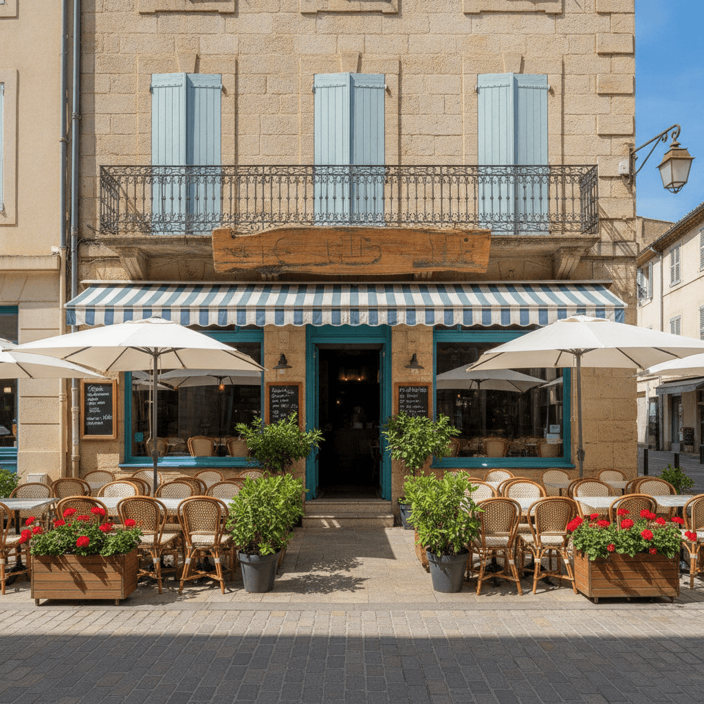 Bar-brasserie 81m² à Sète : terrasse - licence IV