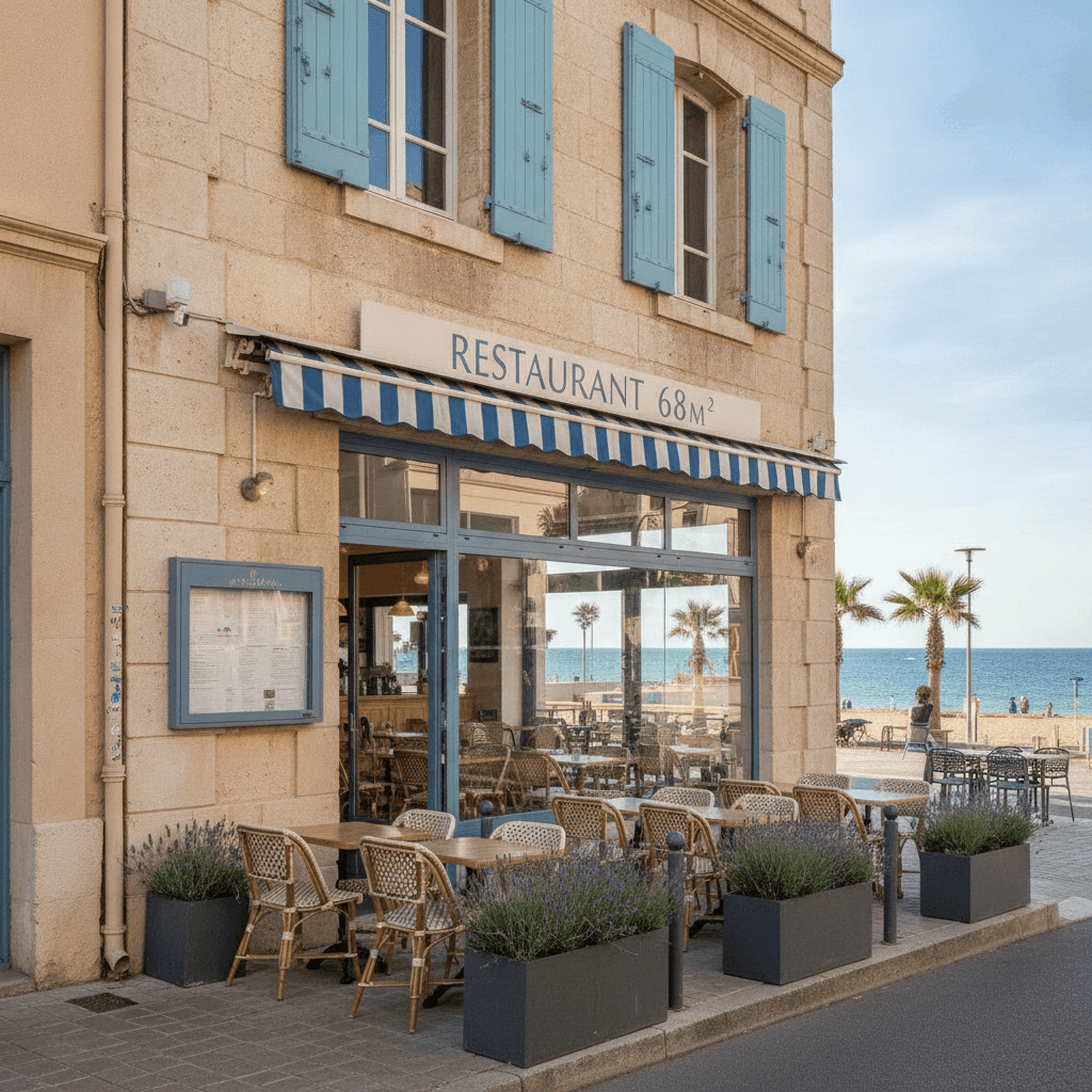 Restaurant 68m² à Marseille : licence IV - extraction - Image 1