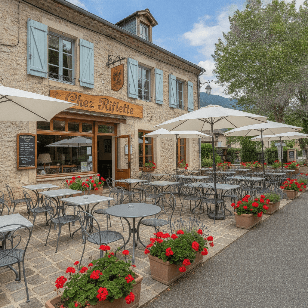 Restaurant 287m² à Chamborigaud : terrasse - licence IV - Image 1