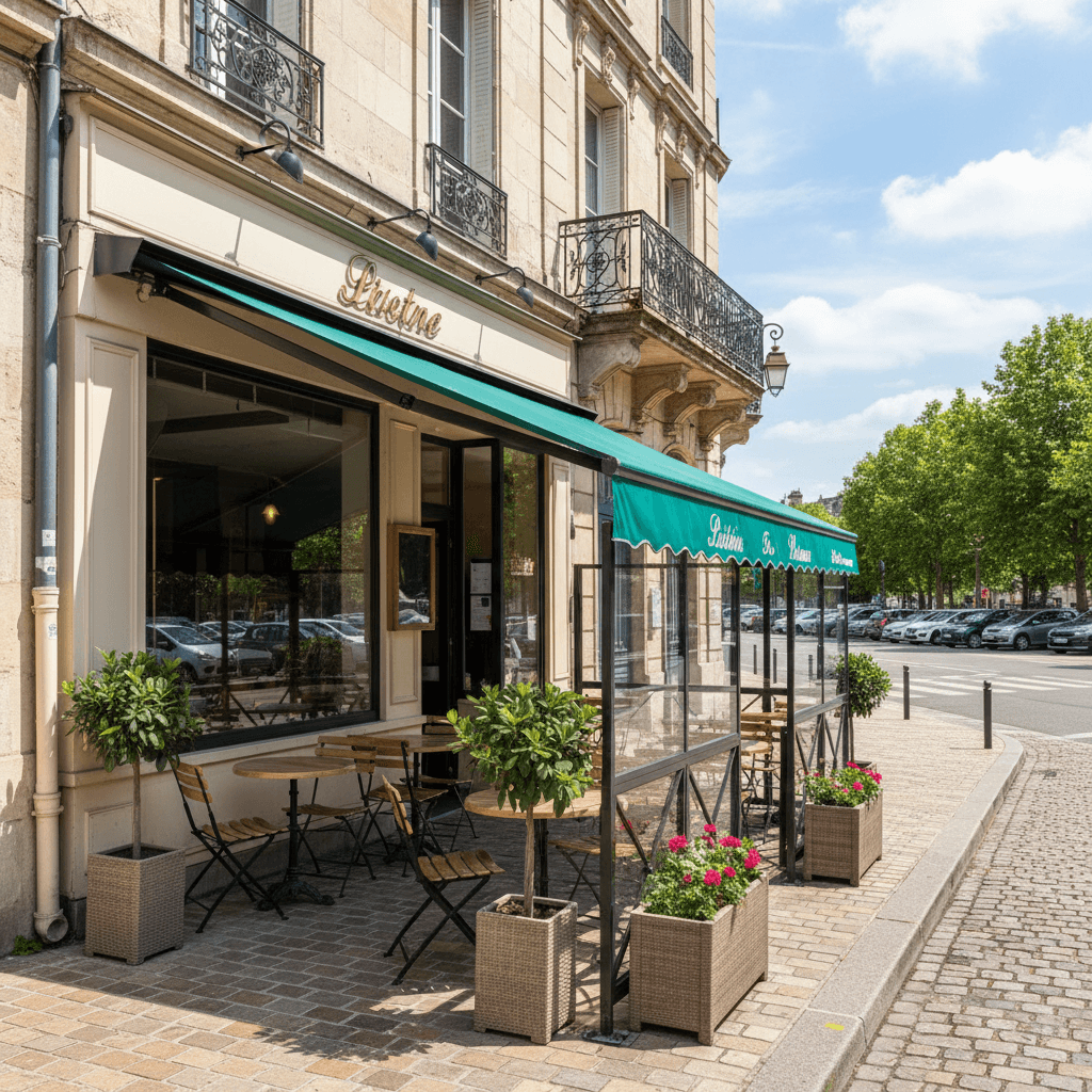 Fast-food à Valence : terrasse - licence IV