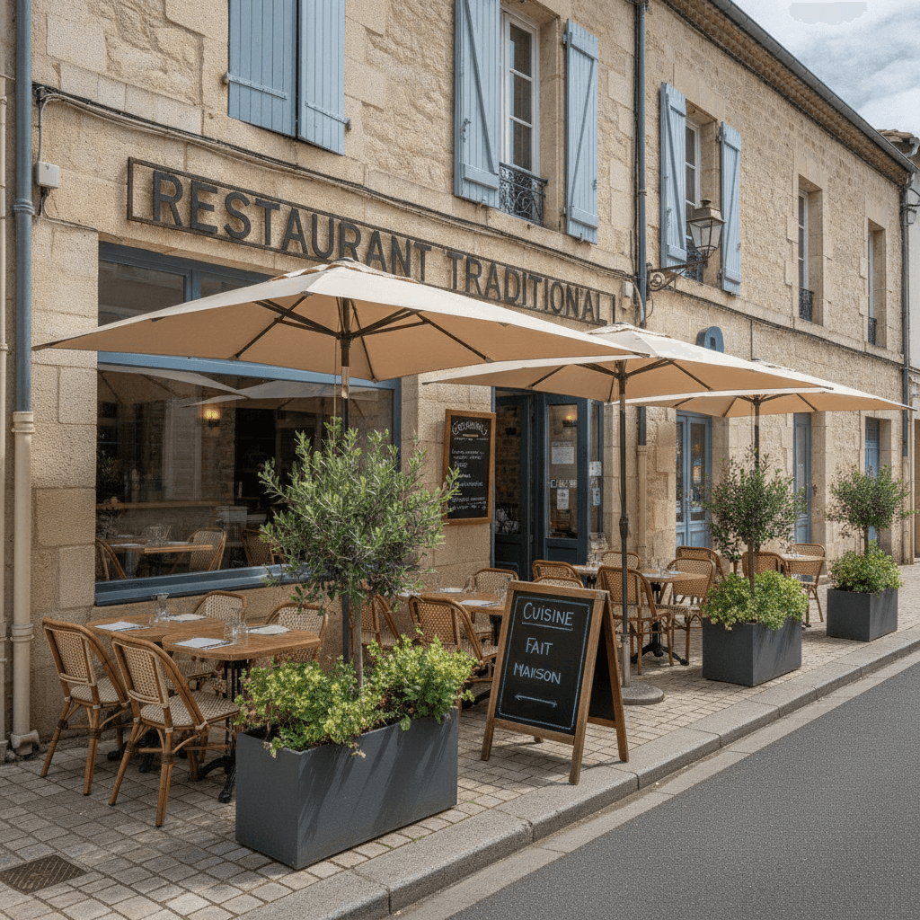 Restaurant 128m² à Saint-Pierre : terrasse - licence IV - Image 1