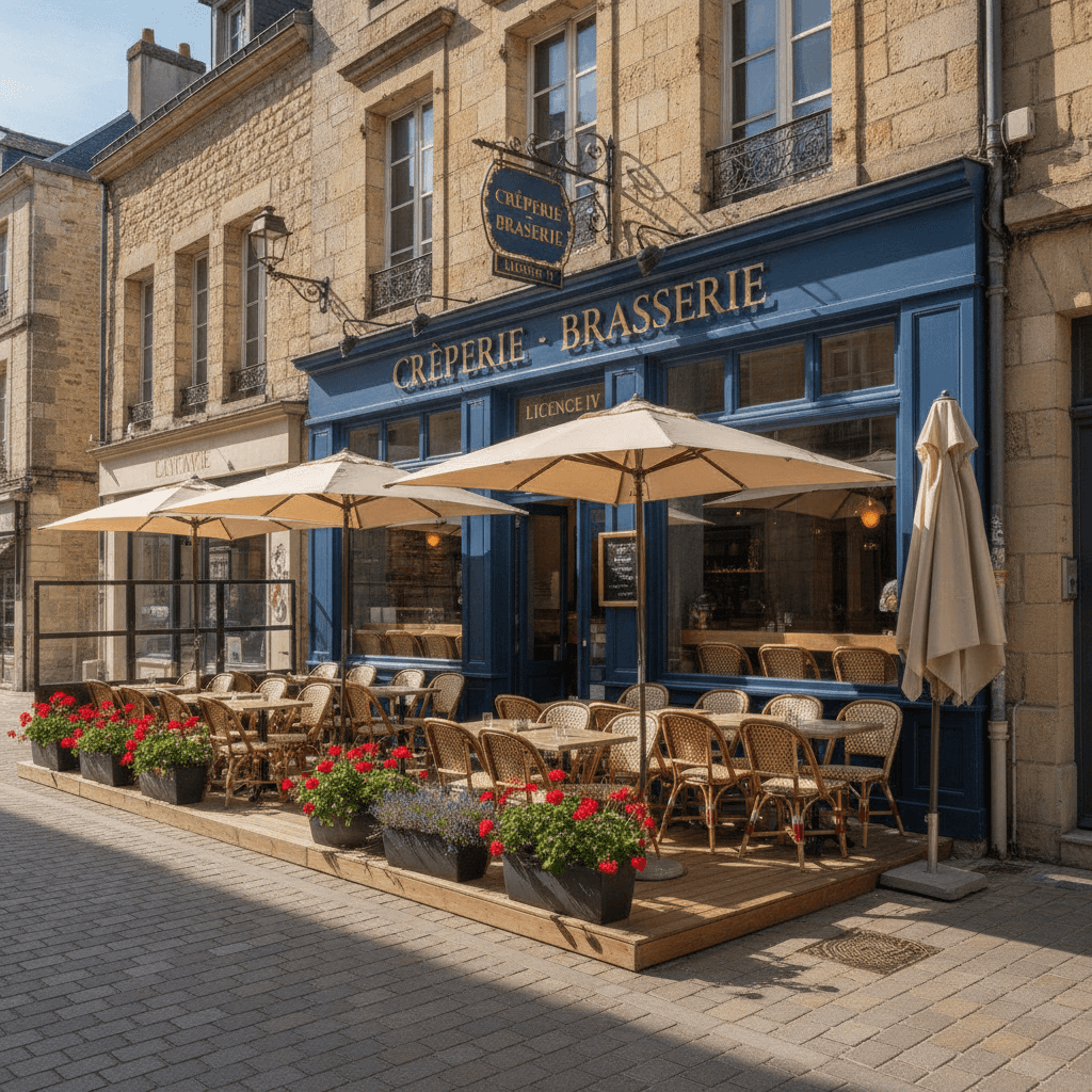 Restaurant à Caen : terrasse - licence IV - Image 1