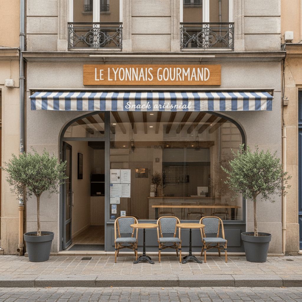 Snack 20 couverts à Lyon : extraction