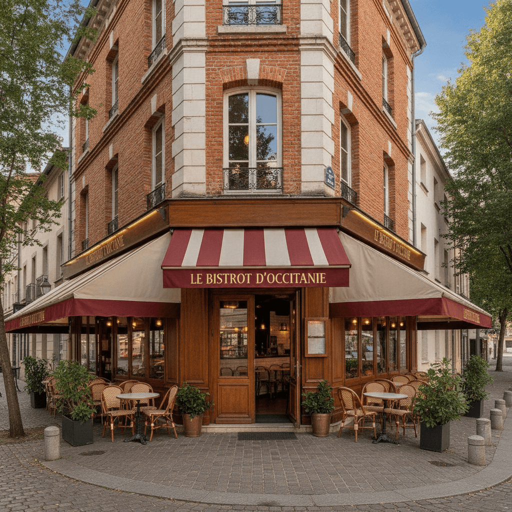 Restaurant 50m² à Toulouse : terrasse - licence IV