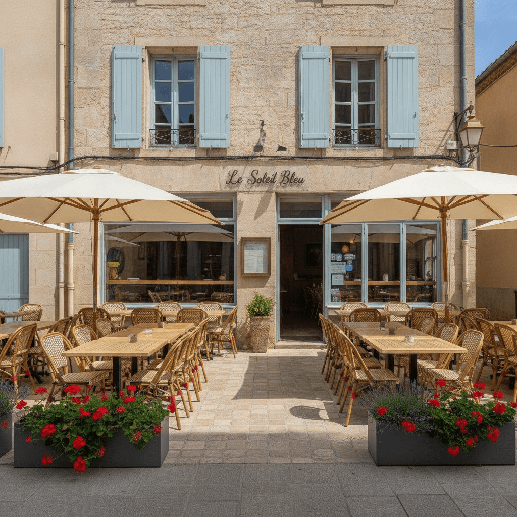 Restaurant 60m² à Agde : terrasse - licence IV