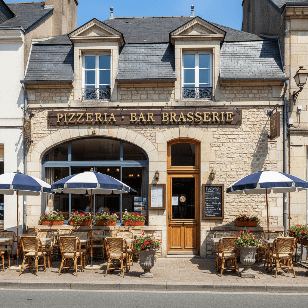 Restaurant 120m² à Lisieux : terrasse - licence IV - Image 1