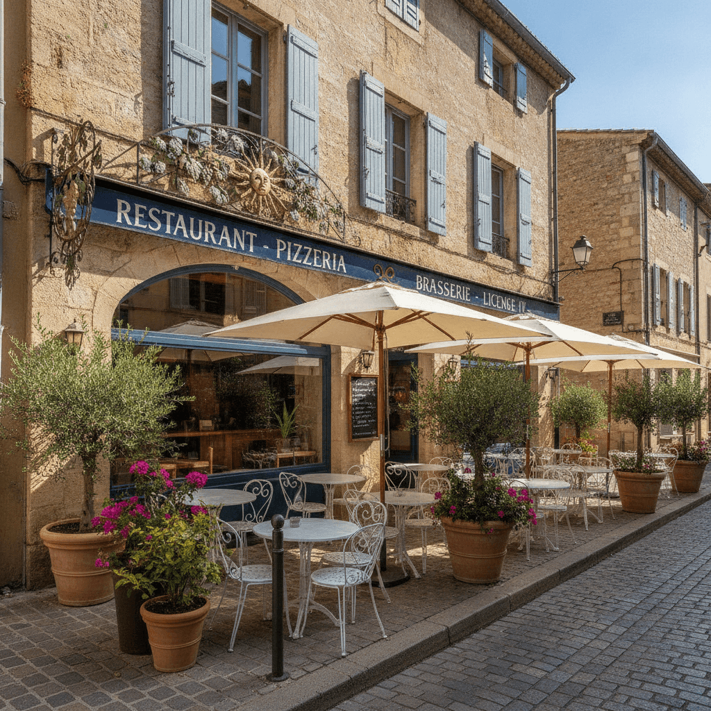 Restaurant à Perpignan : terrasse - licence IV - Image 1