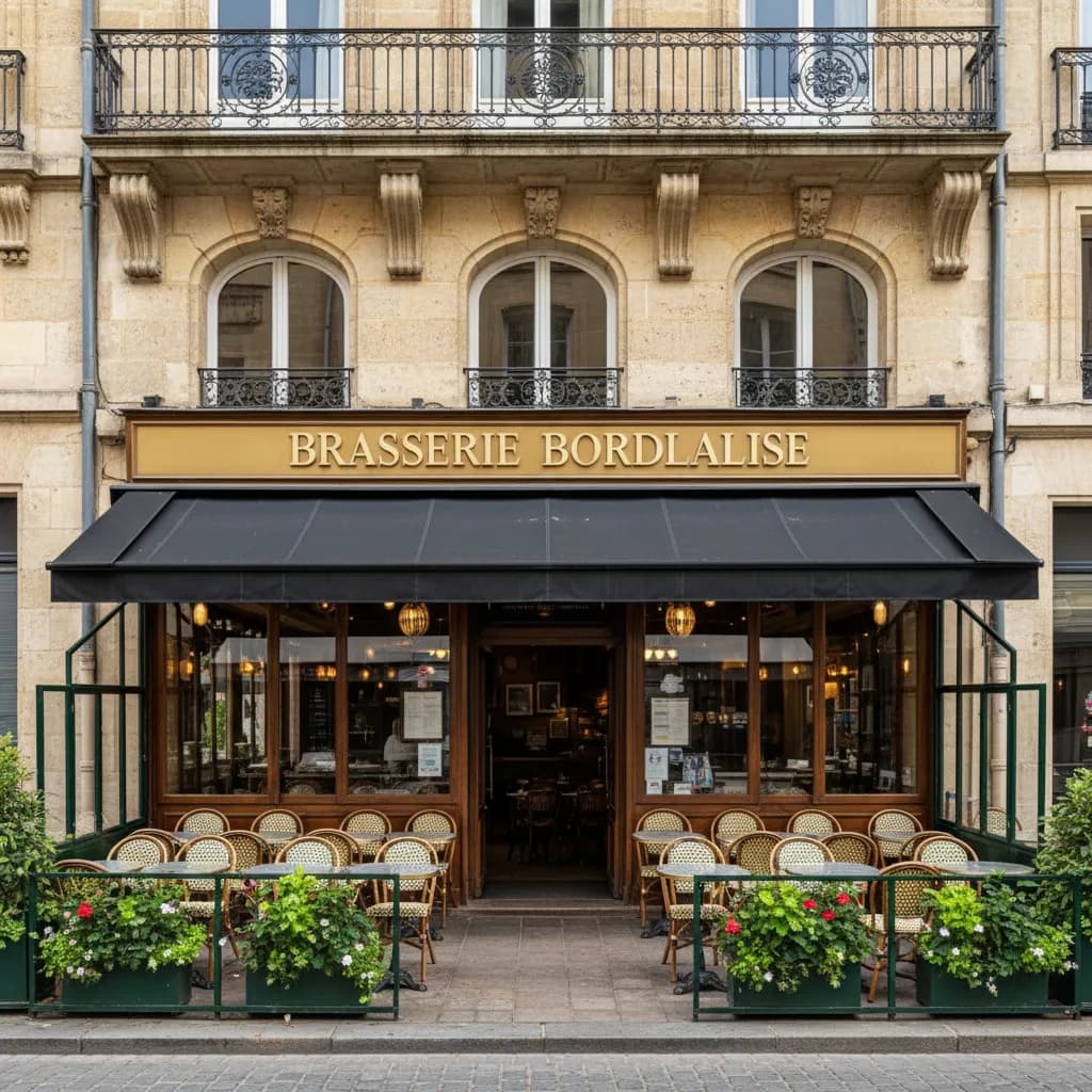 Bar-brasserie 260m² à Bordeaux : terrasse - licence IV - Image 1