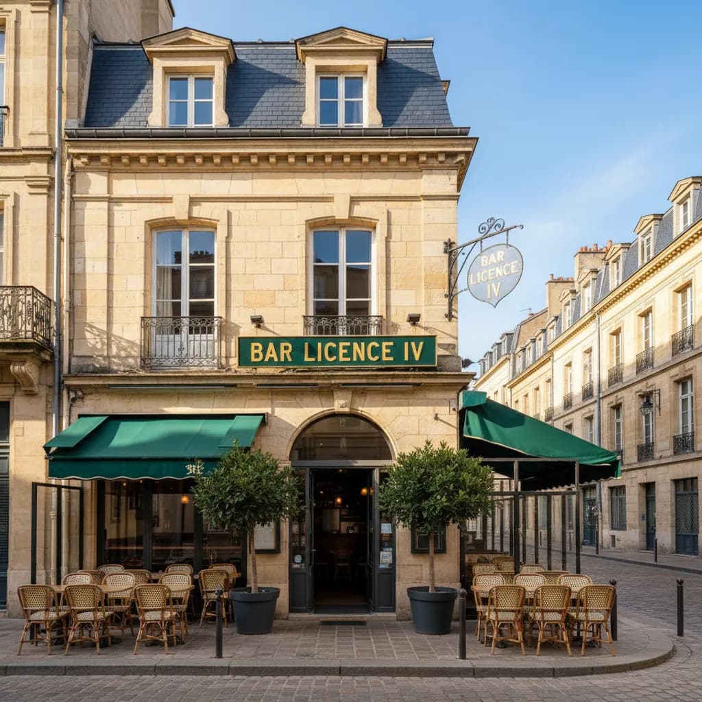 Bar-brasserie 60m² à Bordeaux : licence IV - cave/réserve - Image 1