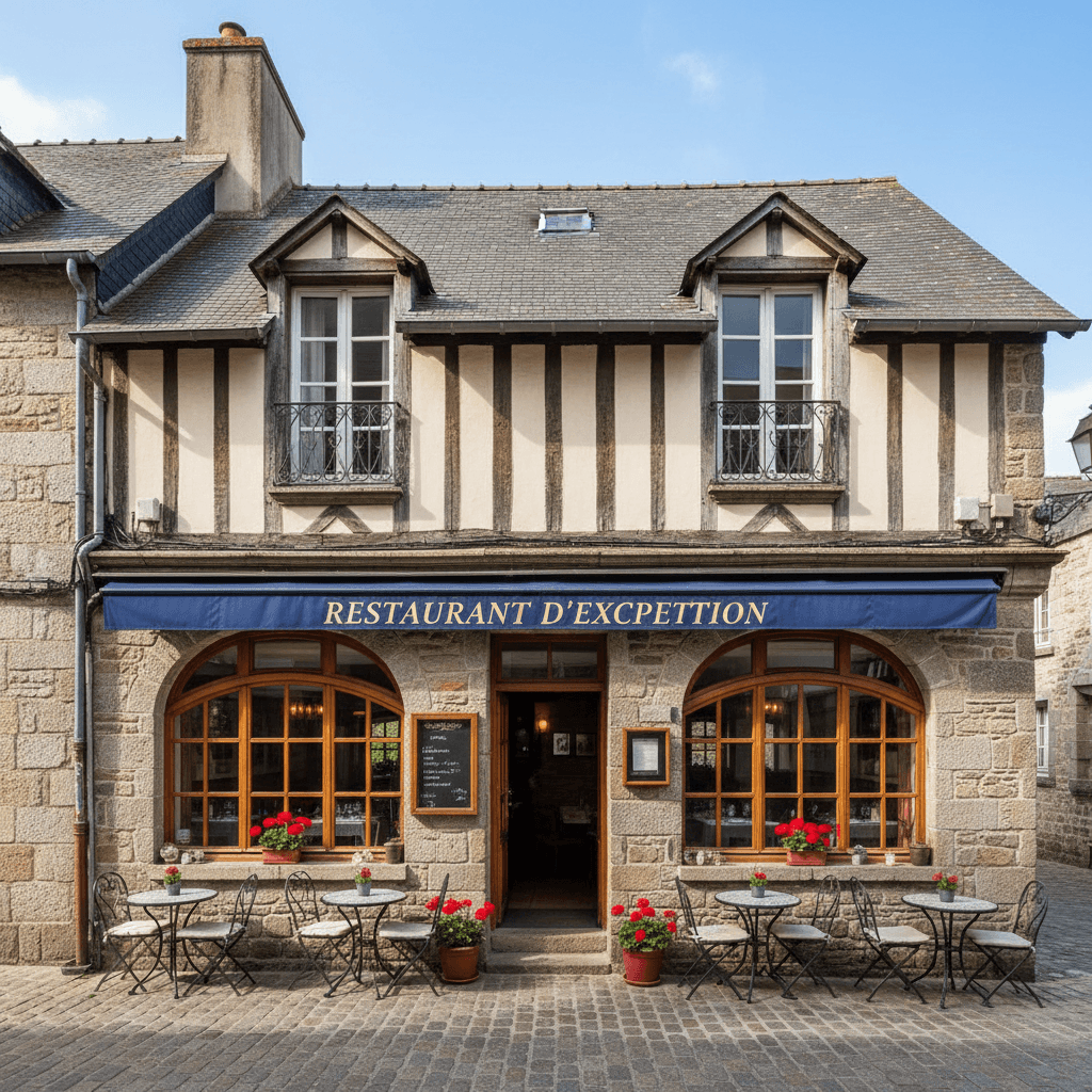 Restaurant 450m² à Quimper : terrasse - licence IV - Image 1
