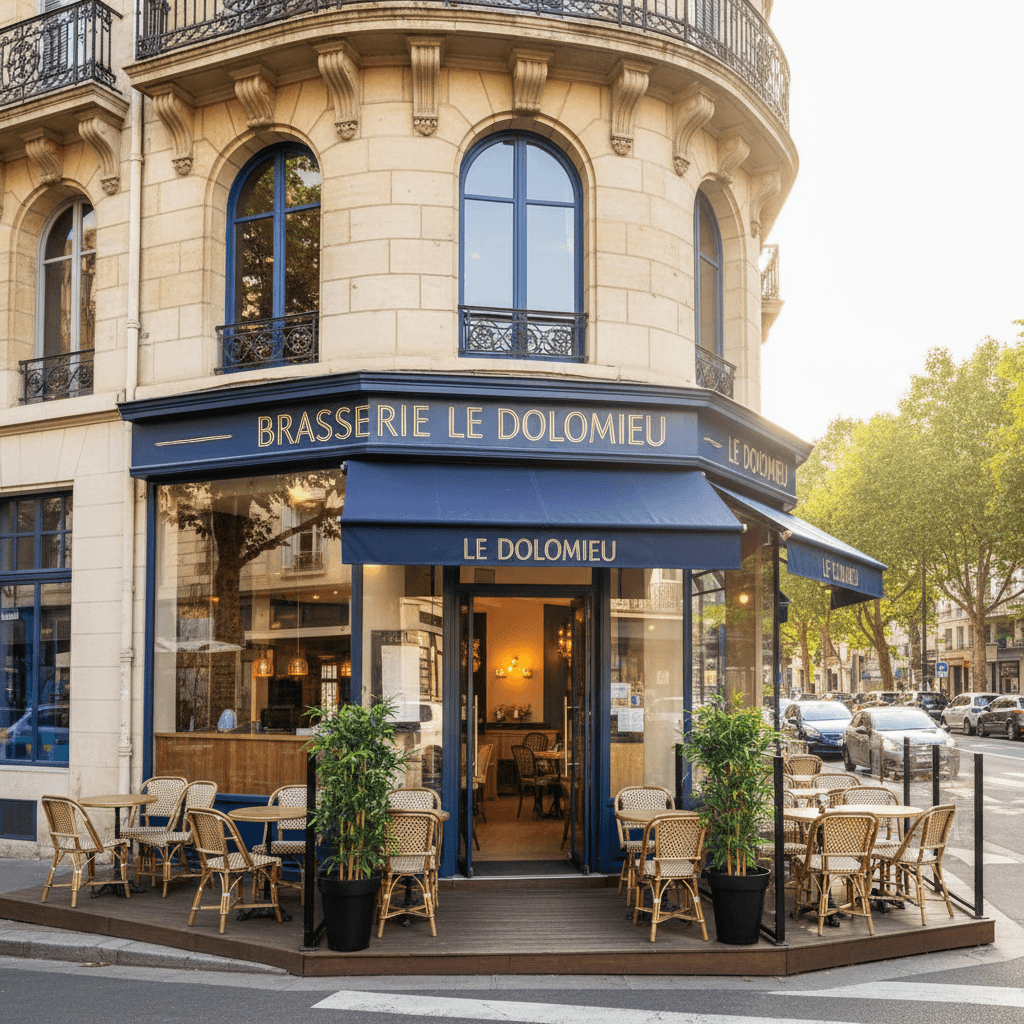 Bar-brasserie 420m² à Dolomieu : terrasse - licence IV - Image 1
